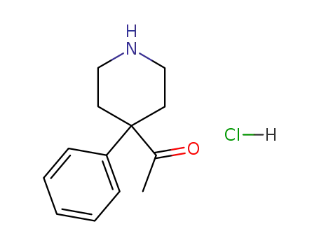 Ethanone,1-(4-phenyl-4-piperidinyl)-,hydrochloride (1:1) cas  10315-03-4