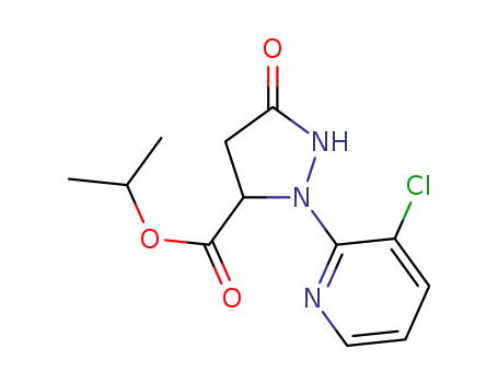 isopropyl 2-(3-chloropyridin-2-yl)-5-oxo-pyrazolidine-3-carboxylate