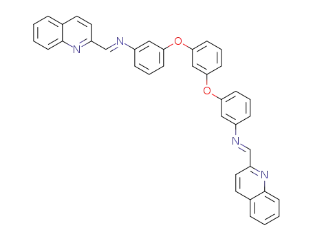 ((1E,1'E)-N,N'-((1,3-phenylenebis(oxy))bis(3,1-phenylene))bis(1-(quinolin-2-yl)methanimine))