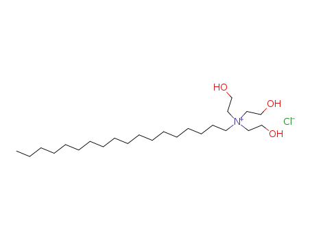 tris-(2-hydroxy-ethyl)-octadecyl-ammonium; chloride