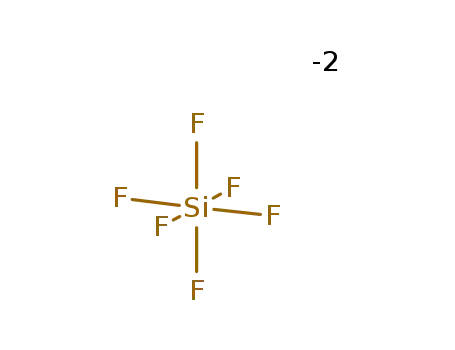 hexafluorosilicate anion