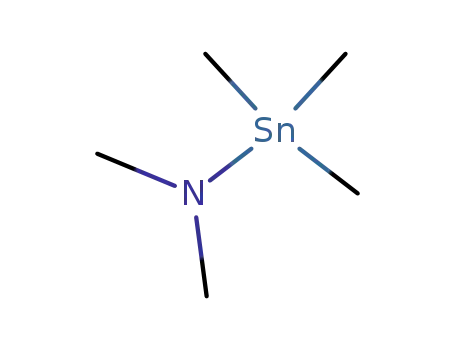 Molecular Structure of 993-50-0 ((DIMETHYLAMINO)TRIMETHYLTIN)