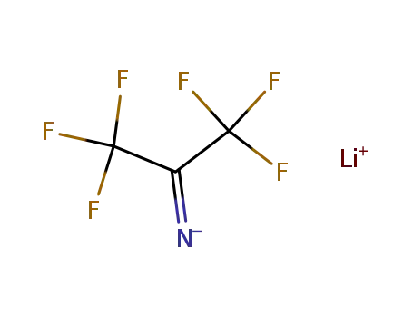 Molecular Structure of 31340-36-0 (2-Propanimine,1,1,1,3,3,3-hexafluoro-, lithium salt (1:1))