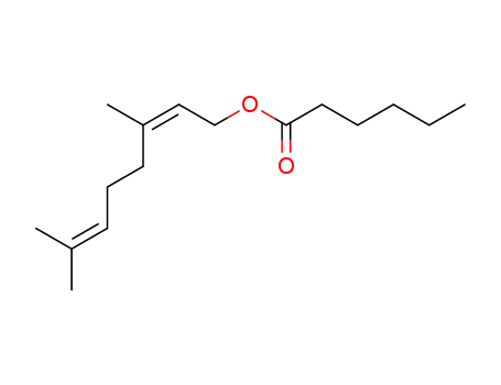 Molecular Structure of 68310-59-8 (Neryl hexanoate)