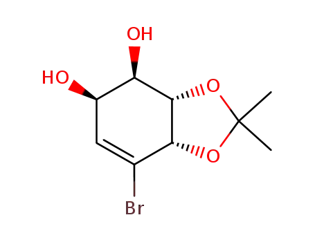 (3aS,4R,5R,7aS)-7-bromo-2,2-dimethyl-3a,4,5,7a-tetrahydrobenzo[d][1,3]dioxole-4,5-diol