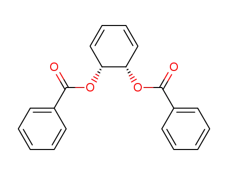 Molecular Structure of 86504-06-5 (3,5-Cyclohexadiene-1,2-diol, dibenzoate, cis-)