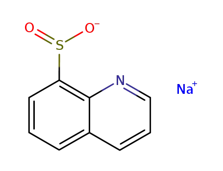 Molecular Structure of 61081-36-5 (8-Quinolinesulfinic acid, sodium salt)