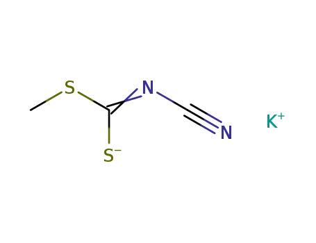 Cyanimidodithiocarbonic acid monomethyl ester monopotassium salt