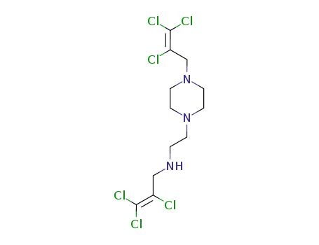 N-(1,1,2-trichloroallyl)-N'-(β-1,2,2-trichloroallylaminoethyl)piperazine