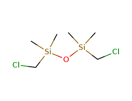 Molecular Structure of 2362-10-9 (1,3-Bis(chloromethyl)-1,1,3,3-tetramethyldisiloxane)