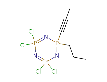 1-propyl-1-(prop-1-ynyl)tetrachlorocyclotriphosphazene
