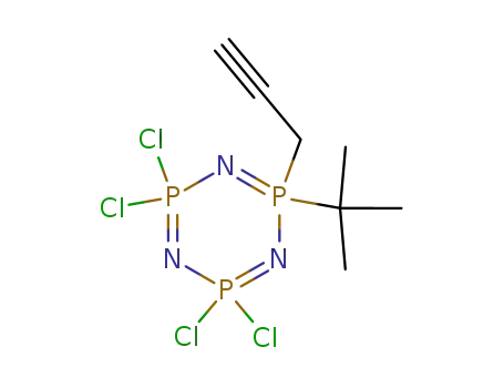 1-tert-butyl-1-(prop-2-ynyl)tetrachlorocyclotriphosphazene