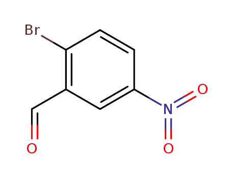 Molecular Structure of 84459-32-5 (2-Bromo-5-nitrobenzaldehyde)