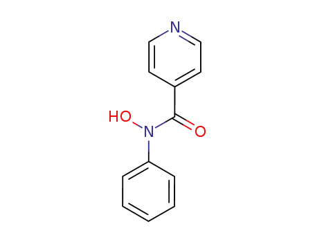 Molecular Structure of 143997-57-3 (4-Pyridinecarboxamide, N-hydroxy-N-phenyl-)