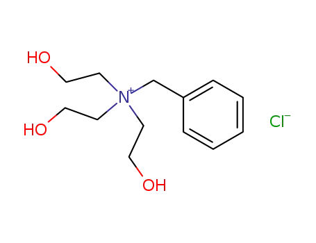 Molecular Structure of 7006-60-2 (benzyltris(2-hydroxyethyl)ammonium chloride)