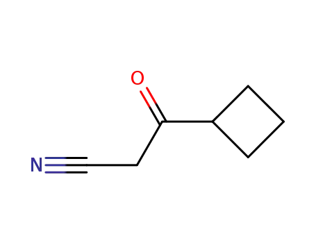 Molecular Structure of 118431-89-3 (3-CYCLOBUTYL-3-OXO-PROPIONITRILE)