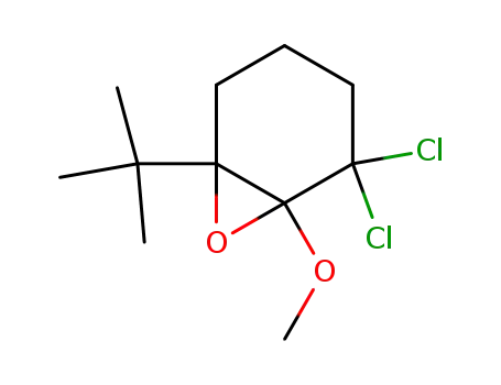 1-t-butyl-3,3-dichloro-2-methoxy-1,2-epoxycyclohexane