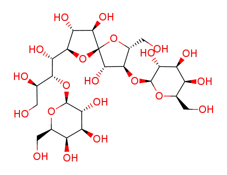 3-β-D-galactopyranosyloxy-7-<2-(β-D-galactopyranosyloxy)-1,3,4-trihydroxybutyl>-4,8,9-trihydroxy-2-hydroxymethyl-1,6-dioxaspiro<4.4>nonane