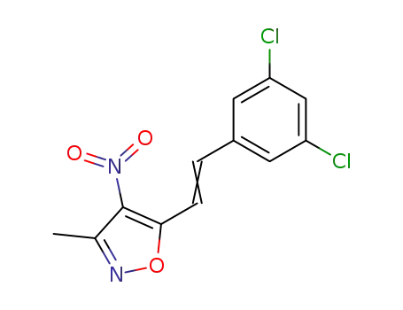 5-[(E)-2-(3,5-Dichloro-phenyl)-vinyl]-3-methyl-4-nitro-isoxazole