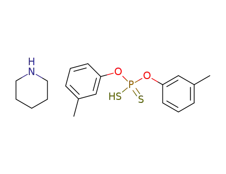 piperidinium O,O'-di-m-tolylphosphorodithioate