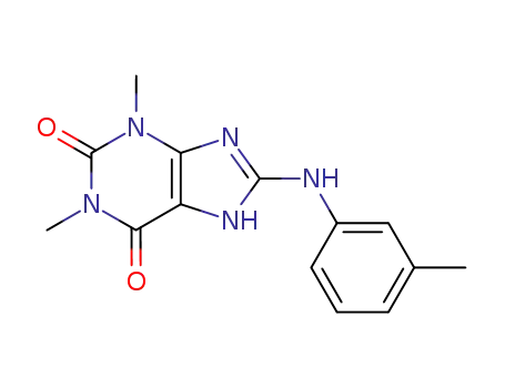 1,3-Dimethyl-8-m-tolylamino-3,7-dihydro-purine-2,6-dione