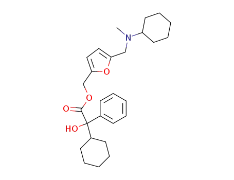 Cyclohexyl-hydroxy-phenyl-acetic acid 5-[(cyclohexyl-methyl-amino)-methyl]-furan-2-ylmethyl ester