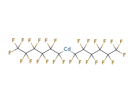 Molecular Structure of 104698-09-1 (Cadmium, bis(tridecafluorohexyl)-)