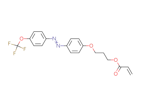 Acrylic acid 3-[4-(4-trifluoromethoxy-phenylazo)-phenoxy]-propyl ester