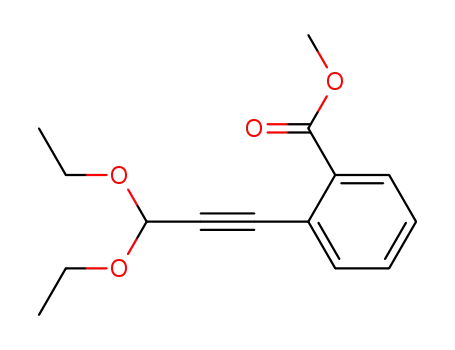 1-(2-methoxycarbonylphenyl)-3,3-diethoxyprop-1-yne