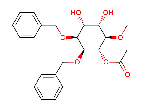 Acetic acid (1S,2S,3S,4R,5S,6R)-2,3-bis-benzyloxy-4,5-dihydroxy-6-methoxy-cyclohexyl ester
