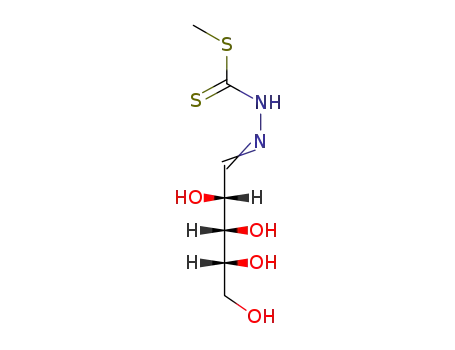 N'-[(2R,3S,4R)-2,3,4,5-Tetrahydroxy-pent-(E)-ylidene]-hydrazinecarbodithioic acid methyl ester