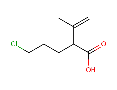 5-chloro-2-(1-methylethenyl)pentanoic acid