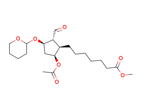 methyl 7-((1R,2R,3R,5S)-5-acetoxy-2-formyl-3-((tetrahydro-2H-pyran-2-yl)oxy)cyclopentyl)heptanoate