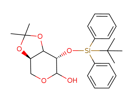 7-(tert-butyl-diphenyl-silanyloxy)-2,2-dimethyl-tetrahydro-[1,3]dioxolo[4,5-c]pyran-6-ol