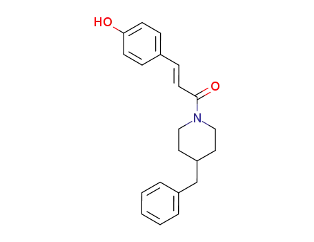 (E)-1-(4-benzylpiperidin-1-yl)-3-(4-hydroxyphenyl)prop-2-en-1-one
