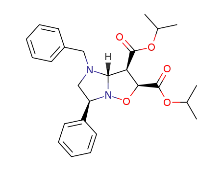 (3S,6S,7R,7aS)-1-Benzyl-3-phenyl-hexahydro-imidazo[1,2-b]isoxazole-6,7-dicarboxylic acid diisopropyl ester