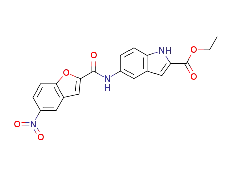 ethyl 5-[(5-nitro-1H-benzofuran-2-ylcarbonyl)amino]-1H-indole-2-carboxylate