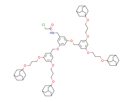 N-(3,5-bis-{3,5-bis-[3-(adamantan-1-yloxy)-propoxy]-benzyloxy}-benzyl)-2-chloro-acetamide