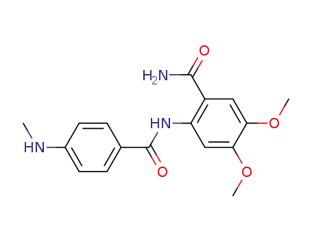 4,5-Dimethoxy-2-(4-methylamino-benzoylamino)-benzamide