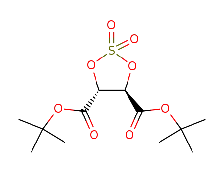 (4R,5R)-di-tert-butyl 2,2-dioxo-1,3,2-dioxathiolane-4,5-dicarboxylate 2,2-dioxide