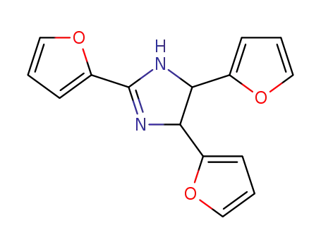 Molecular Structure of 550-23-2 (2,4,5-tri(furan-2-yl)-4,5-dihydro-1H-imidazole)