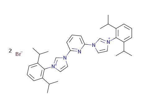 2,6-bis(3-(2,6-diisopropylphenyl)imidazolium)pyridine dibromide