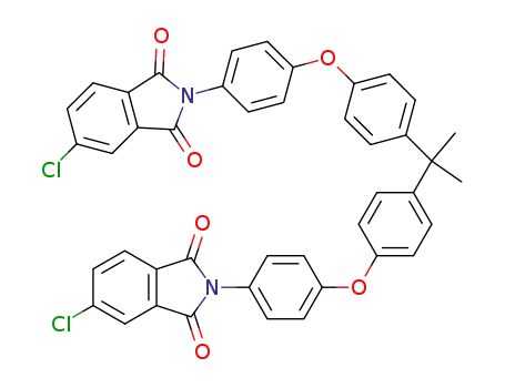 2,2'-bis[4-(4'-(4-chlorophthalimido)phenyloxy)phenyl]propane