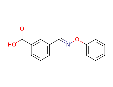 3-(phenoxyimino-methyl)-benzoic acid
