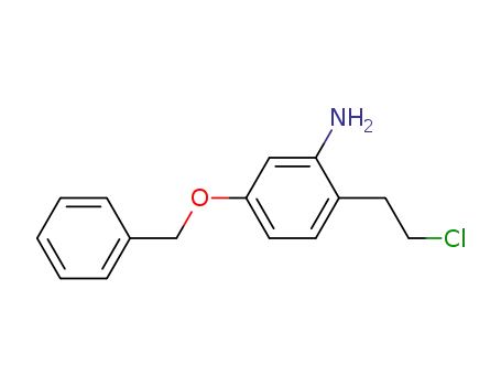 2-(2-amino-4-benzyloxyphenyl)ethyl chloride