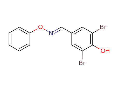 3,5-dibromo-4-hydroxy-benzaldehyde O-phenyl-oxime