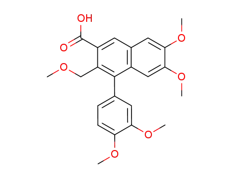 4-(3,4-dimethoxy-phenyl)-6,7-dimethoxy-3-methoxymethyl-naphthalene-2-carboxylic acid