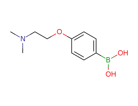 Molecular Structure of 194594-60-0 (Boronic acid, [4-[2-(dimethylamino)ethoxy]phenyl]-)