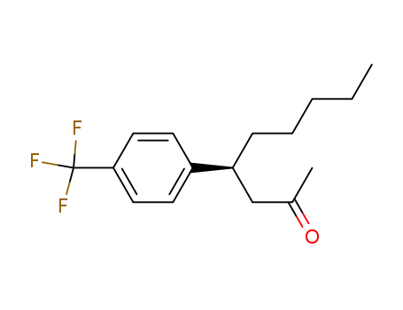 (S)-4-(4-(trifluoromethyl)phenyl)nonan-2-one