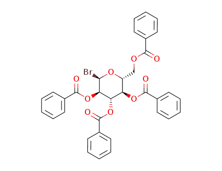 Molecular Structure of 14218-11-2 (2,3,4,6-TETRA-O-BENZOYL-ALPHA-D-GLUCOPYRANOSYL BROMIDE)